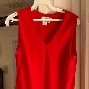 Short Sleeve Red Dress and Matching 3/4 Sleeve Jacket